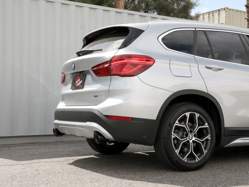 aFe MACHForce XP Exhausts Axle-Back 15-21 BMW X1 2.0L (t) (SS w/Black Tips) - Image 3