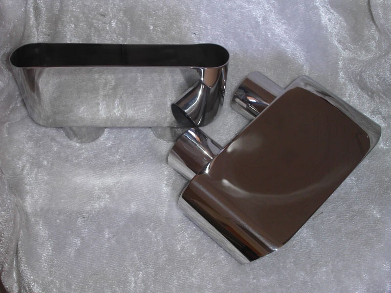 Stainless Works Wide Oval ZR1 Corvette 2-1/2in Dual Inlet Tips (priced per pair) - Image 2