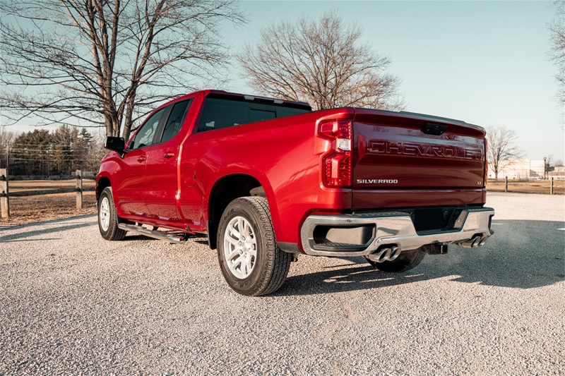 Corsa 2019-2025 Chevrolet Silverado 1500 5.3L 147.5in Wheel Base Cat-Back Dual Rear 4in Polish Tips - Image 2