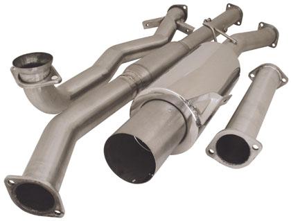 Turbo XS 02-07 WRX-STi Rear Muffler Assembly w/ Titanium Tip - Image 9
